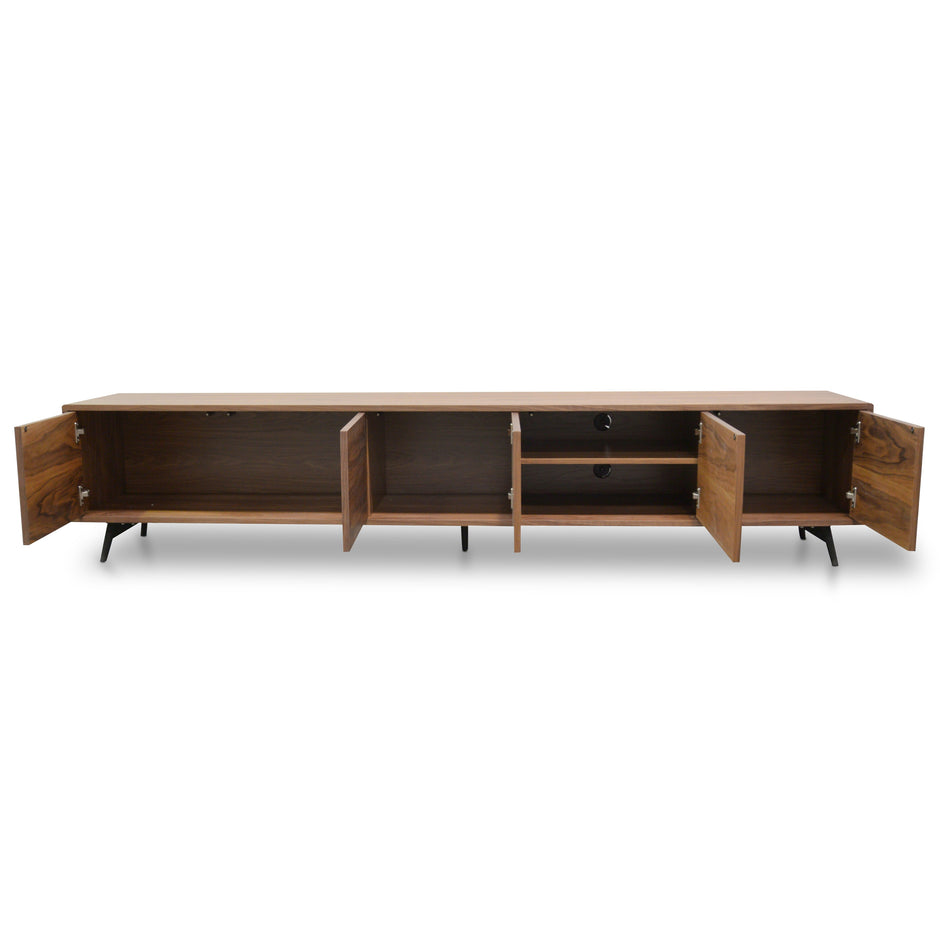 CTV106-BB 2.4m TV Entertainment  Unit - Walnut