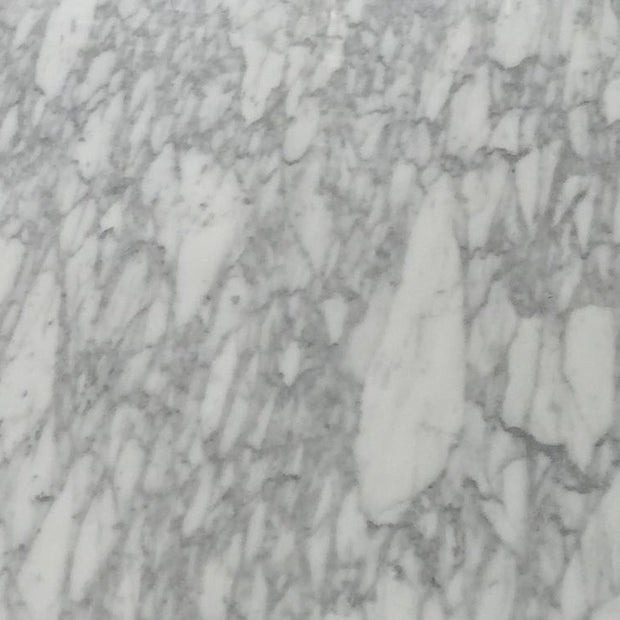 CDT350A Marble Dining Table 100cm - Aluminium