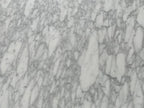 CDT351A Marble Dining Table 120cm - Aluminium