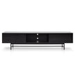 CTV6052-KD 2.1m Wooden Entertainment TV Unit - Full Black